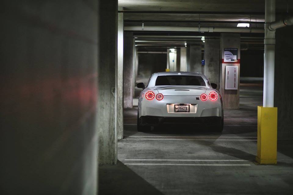 Pearl White 2014 Nissan GT-R Black Edition