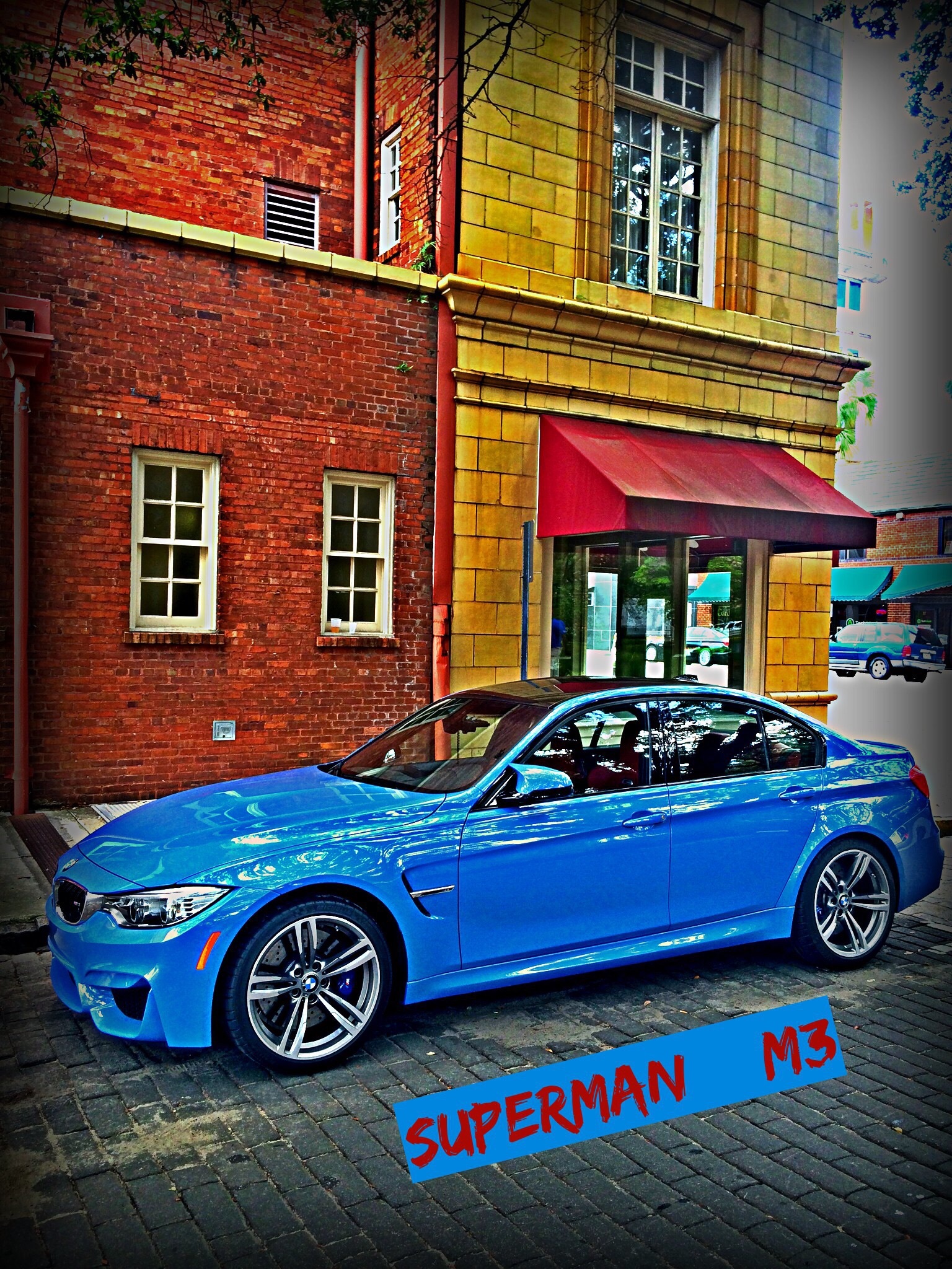 Yas Marina Blue 2015 BMW M3 F80