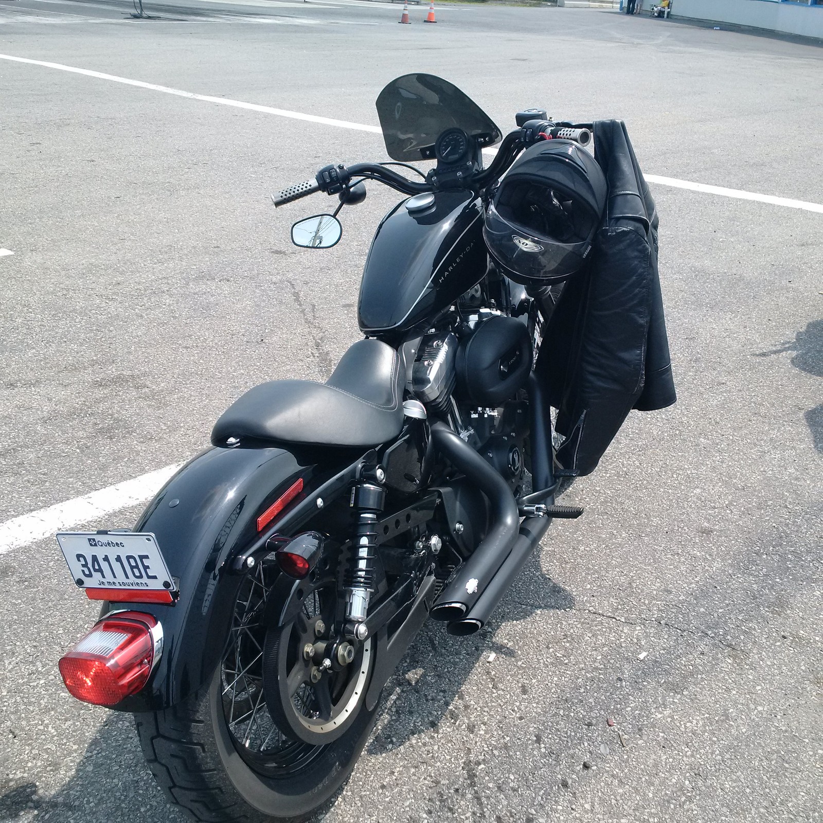Black 2010 Harley-Davidson Sportster XL1200N Nightster