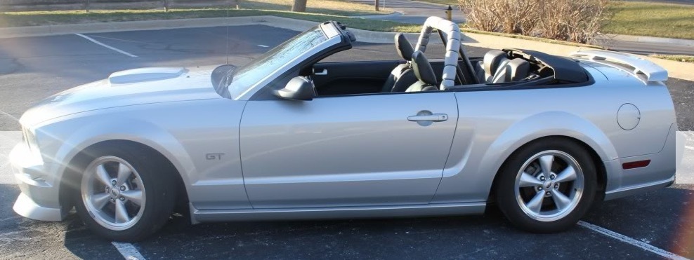 2006 Satin Silver Ford Mustang GT vert picture, mods, upgrades