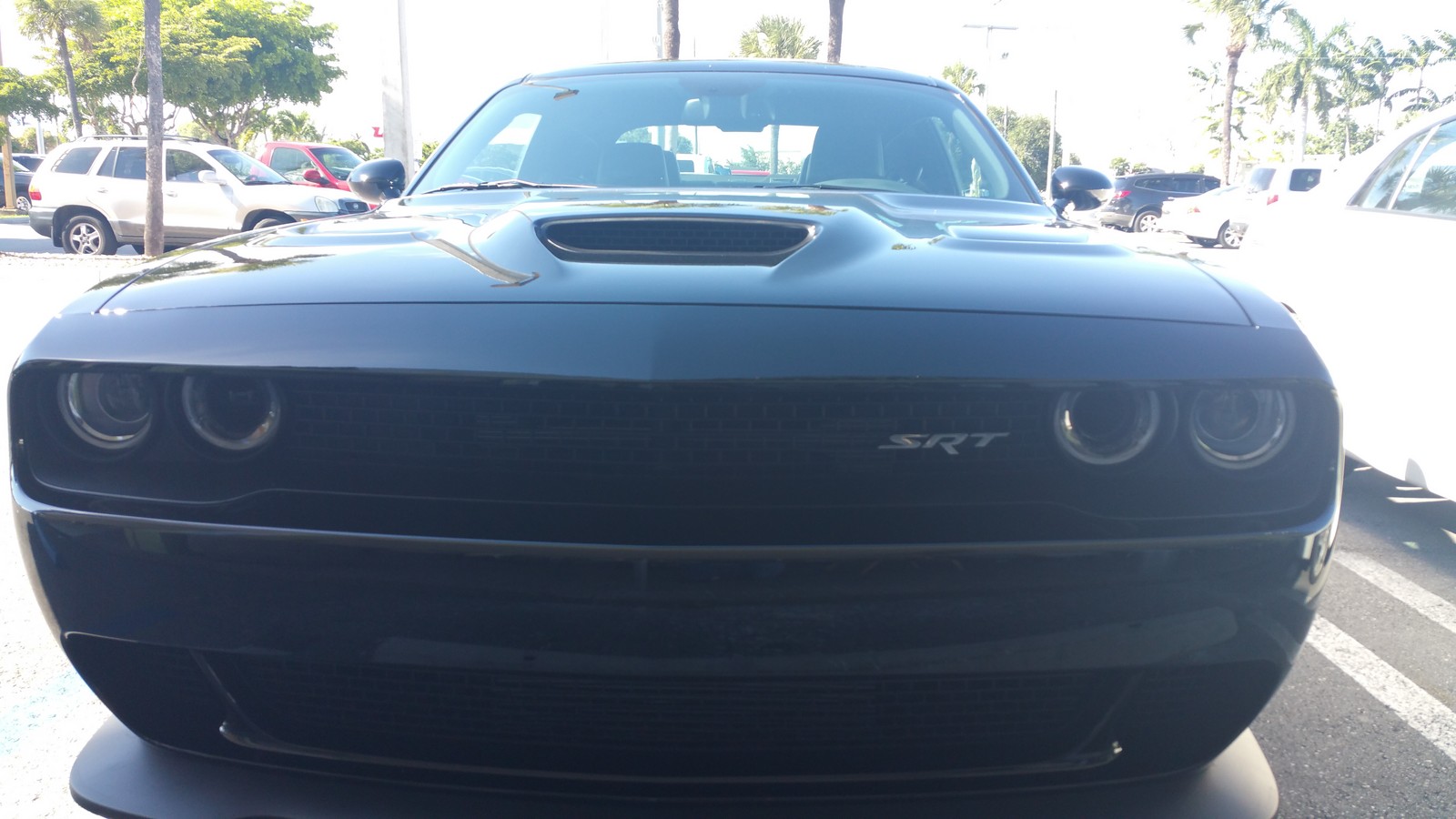 Black 2015 Dodge Challenger Hellcat 