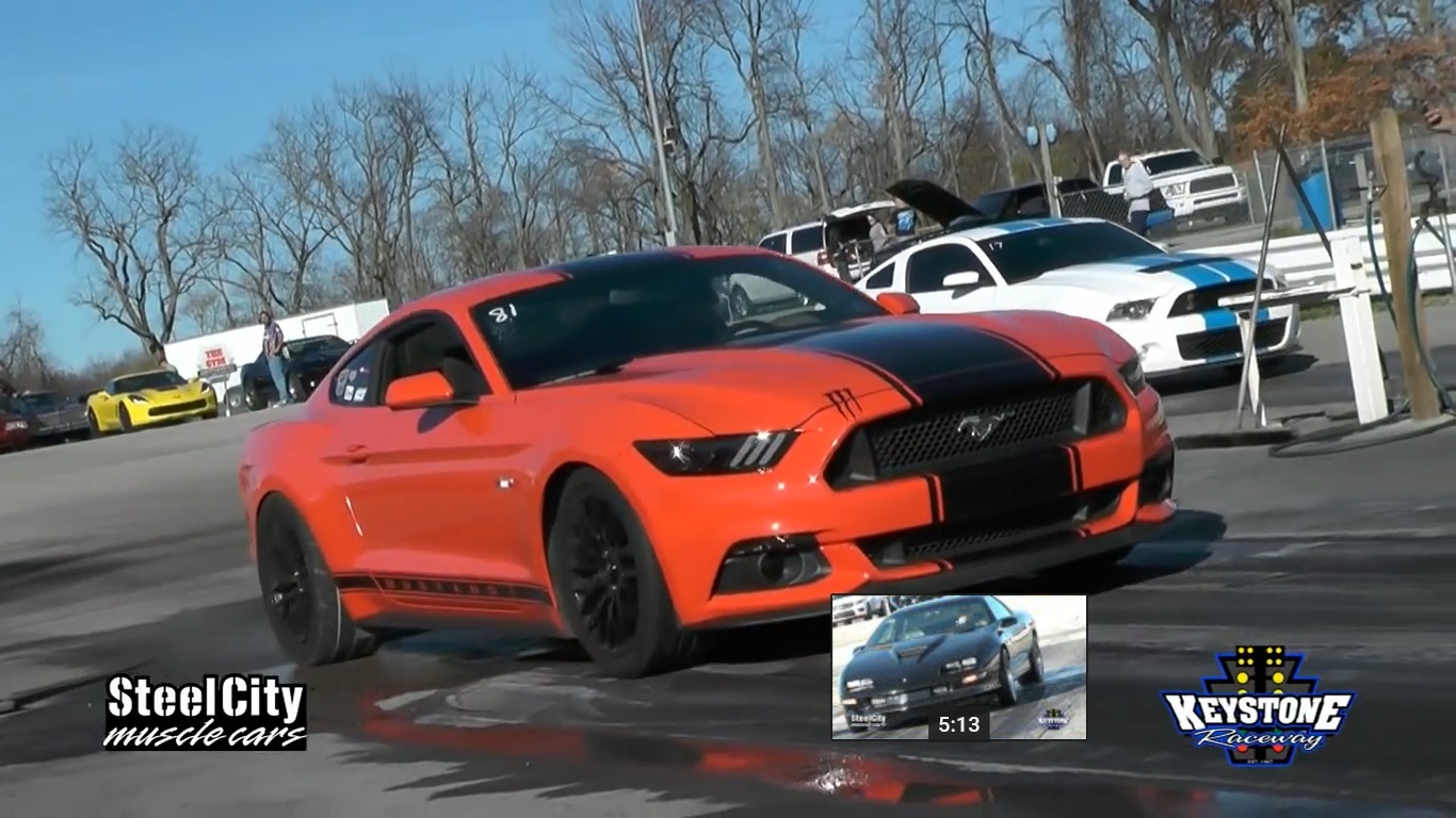 Orange 2015 Ford Mustang GT Whipple Supercharger