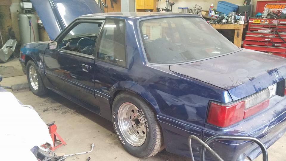 1988 Dark Blue Ford Mustang LX picture, mods, upgrades