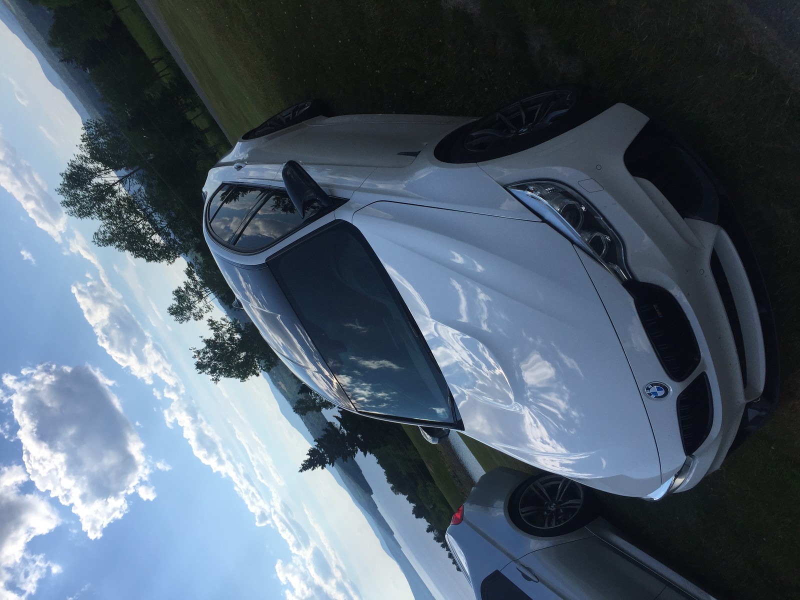White 2016 BMW M3 