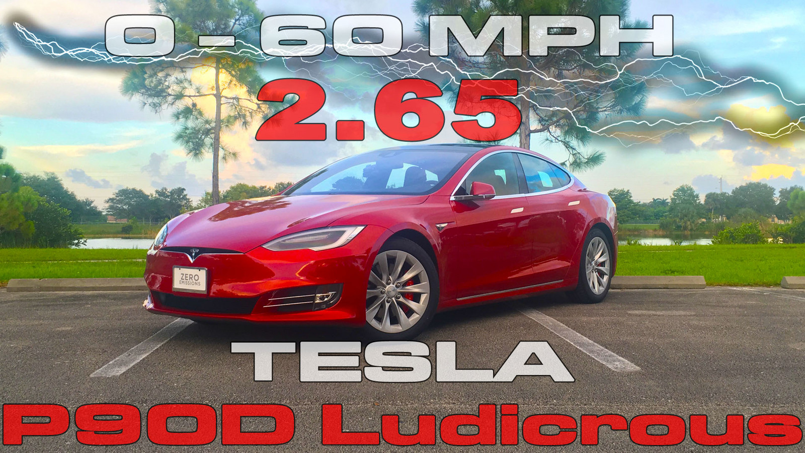 2016 Multi Coat Red Tesla Model S P90DL V2 picture, mods, upgrades