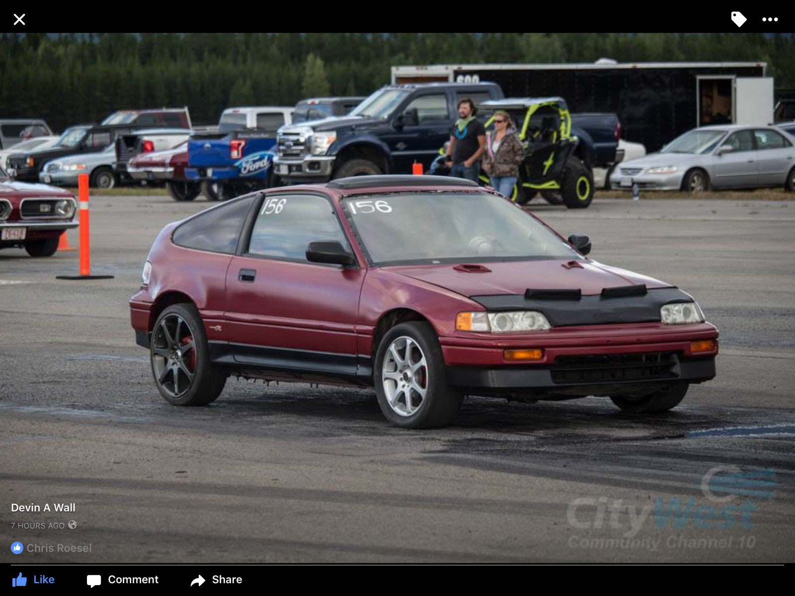 1989 inferno red met Honda Civic CRX si picture, mods, upgrades