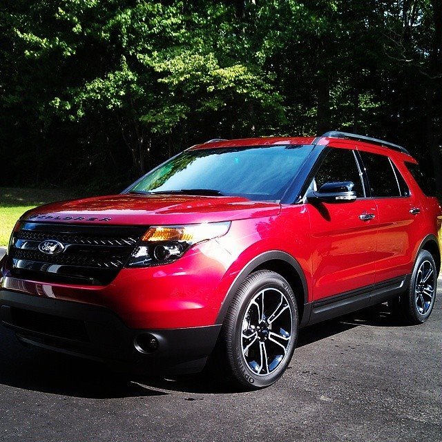 Ruby Red 2014 Ford Explorer Sport