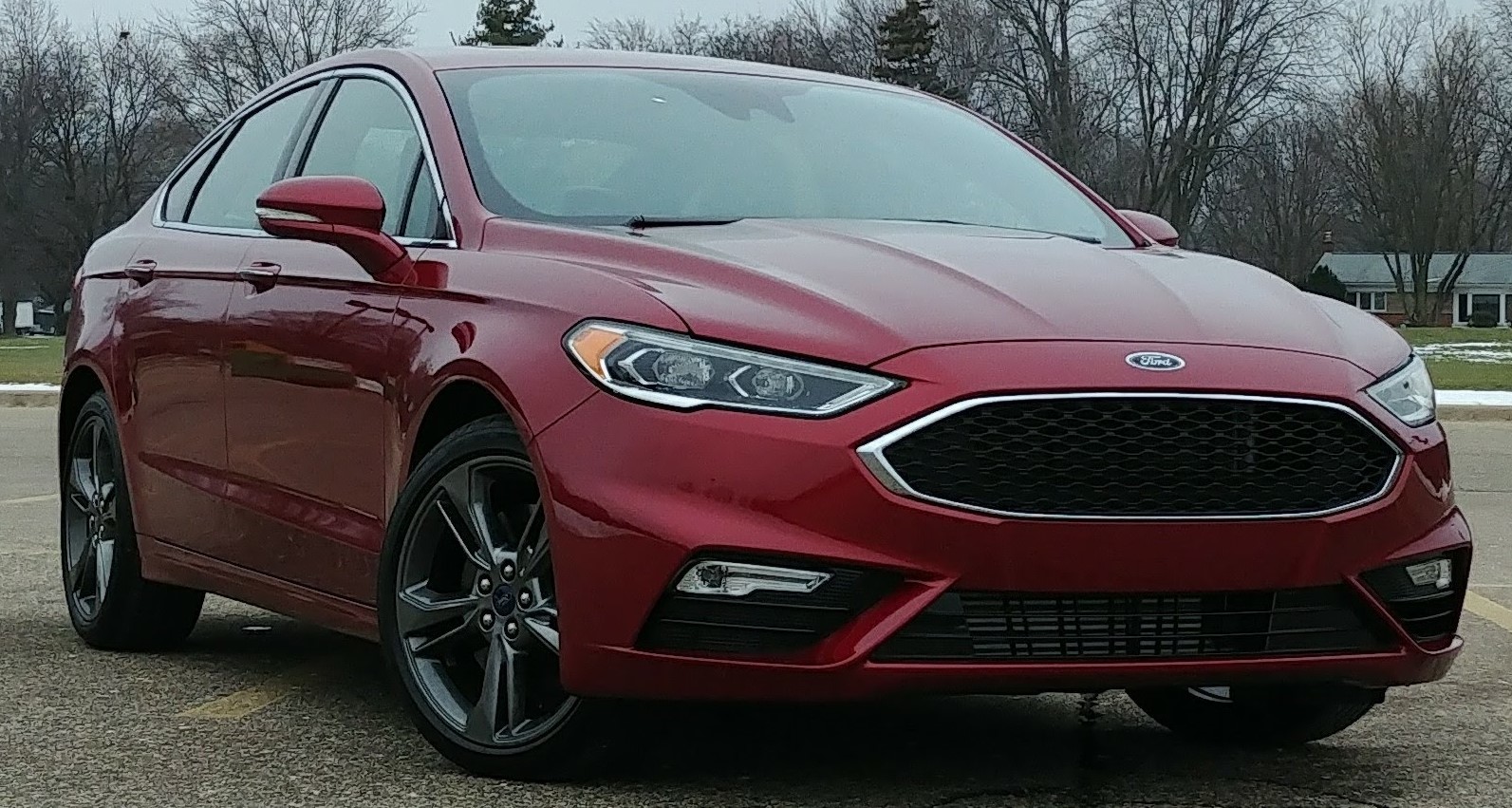 2017 Ruby Red Metallic Ford Fusion Sport picture, mods, upgrades