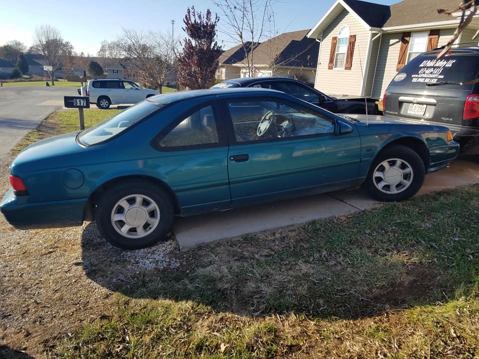 1993 Teal Ford Thunderbird LX picture, mods, upgrades