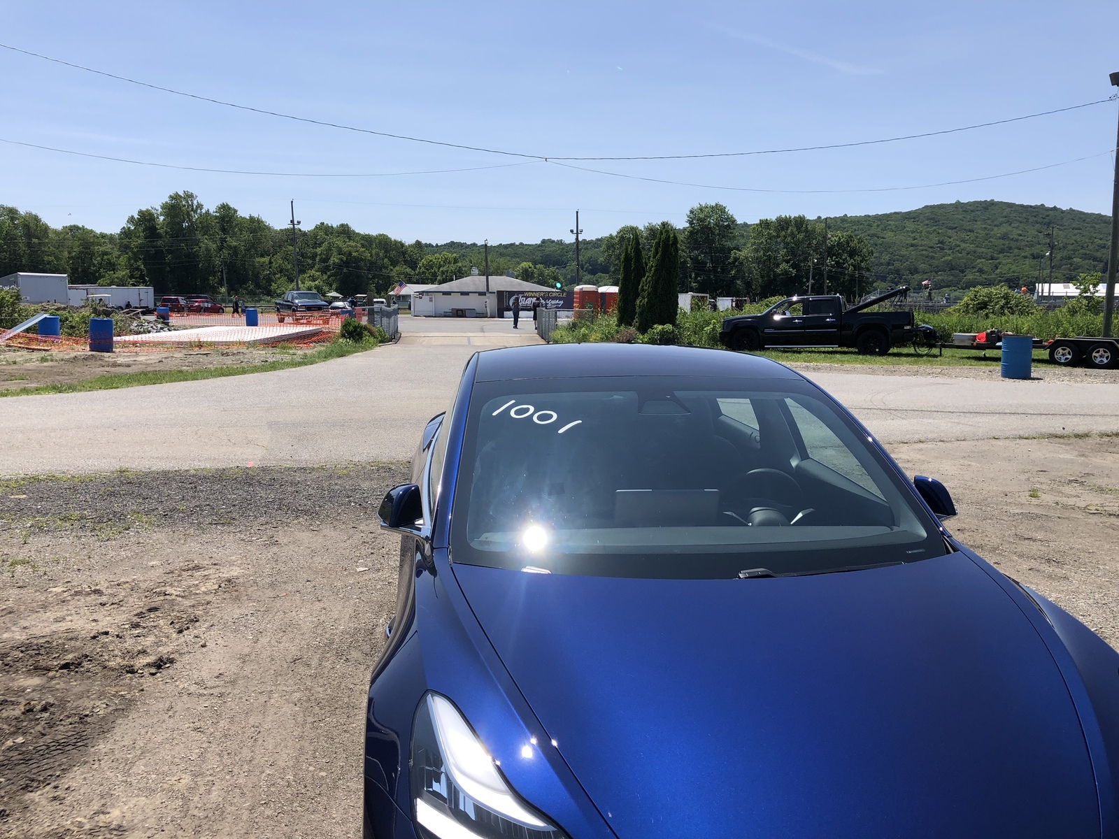 2018 Blue Tesla Model 3 Dual Motor AWD picture, mods, upgrades