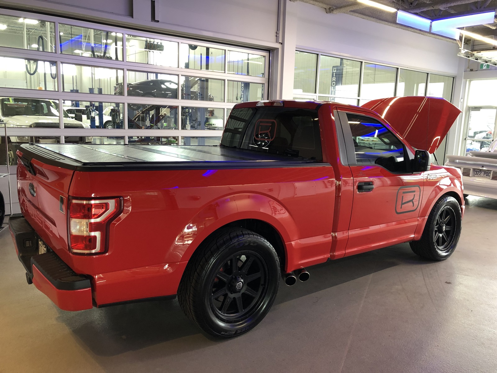 red 2018 Ford F150 xl
