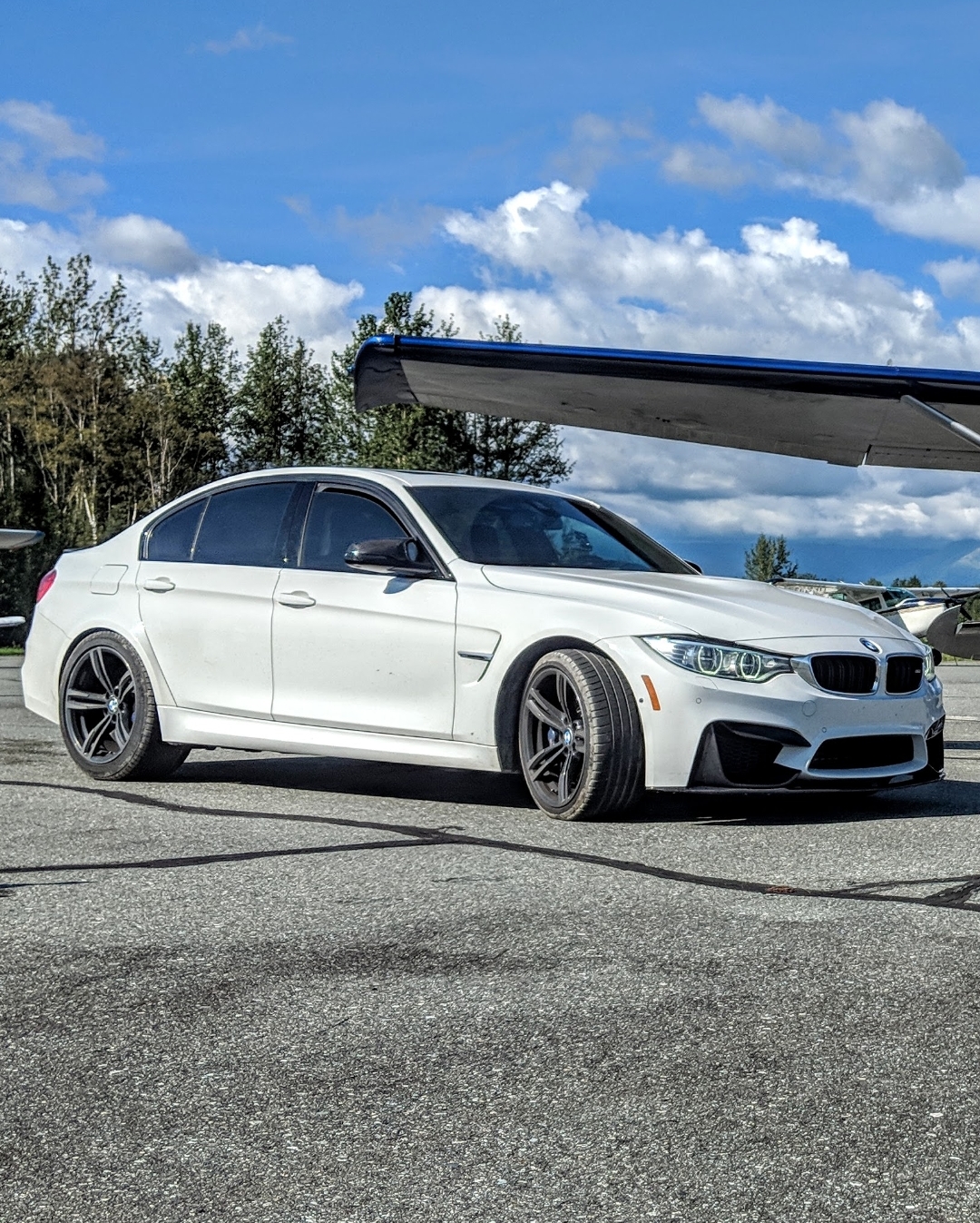 Alpine White 2015 BMW M3 