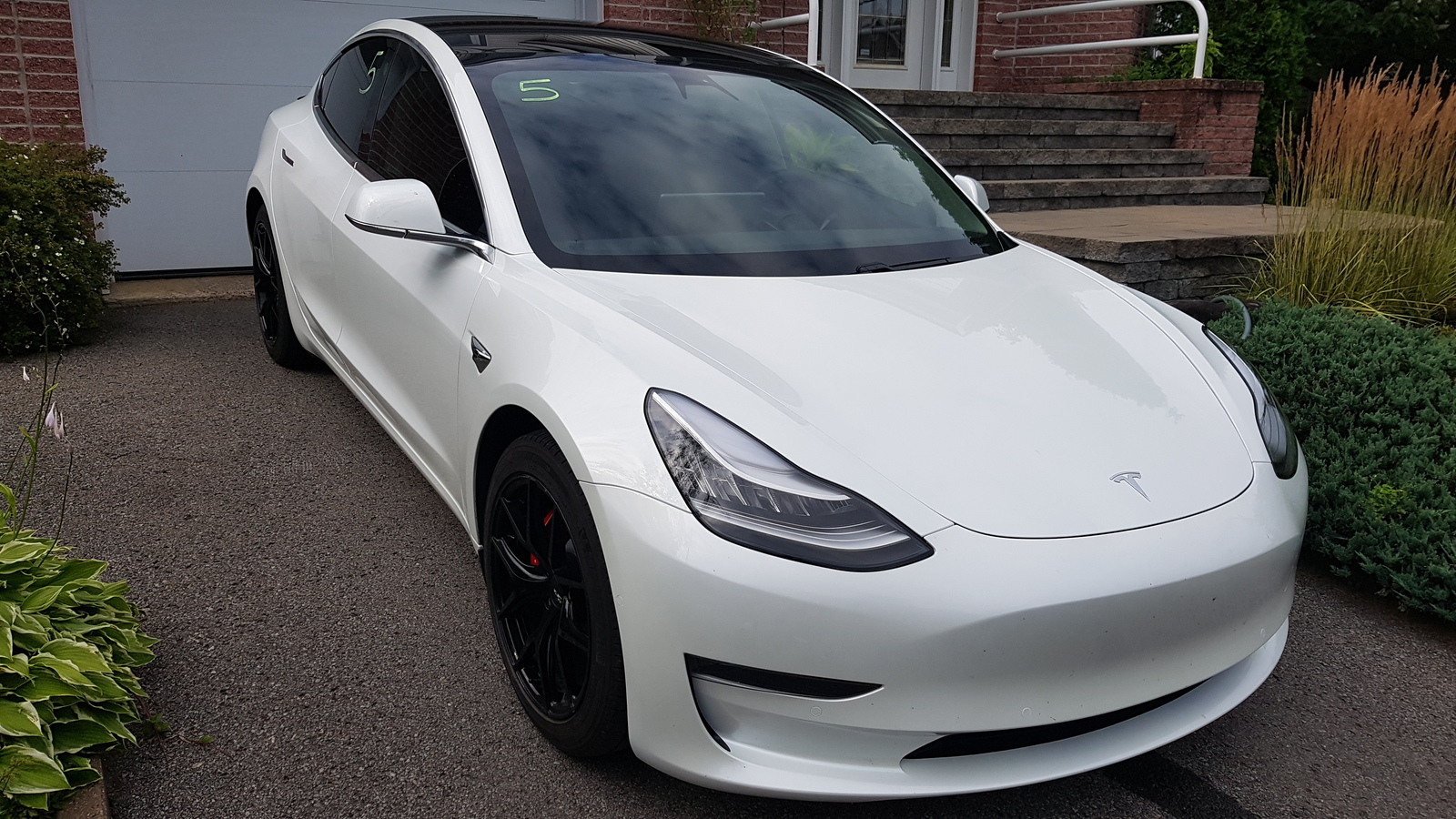 2020 White Tesla Model 3 Performance picture, mods, upgrades