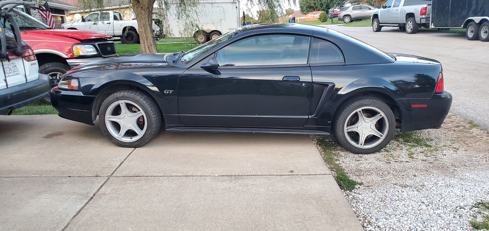 2000 Black Ford Mustang GT picture, mods, upgrades