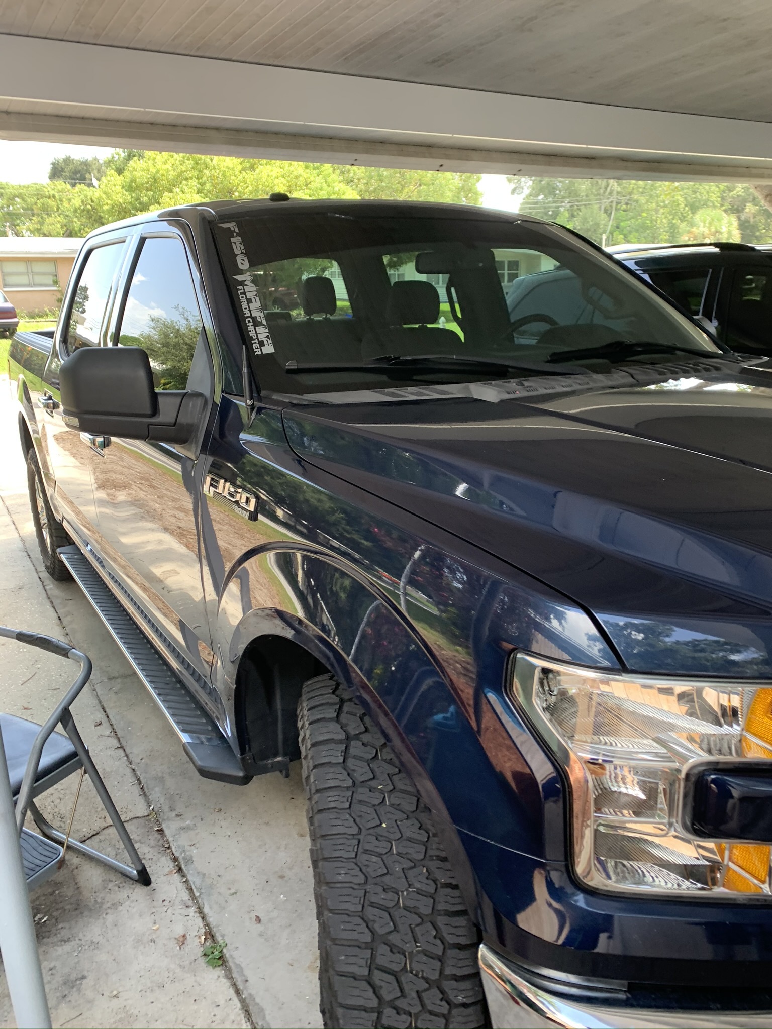 2015 Blue Ford F150 XLT picture, mods, upgrades