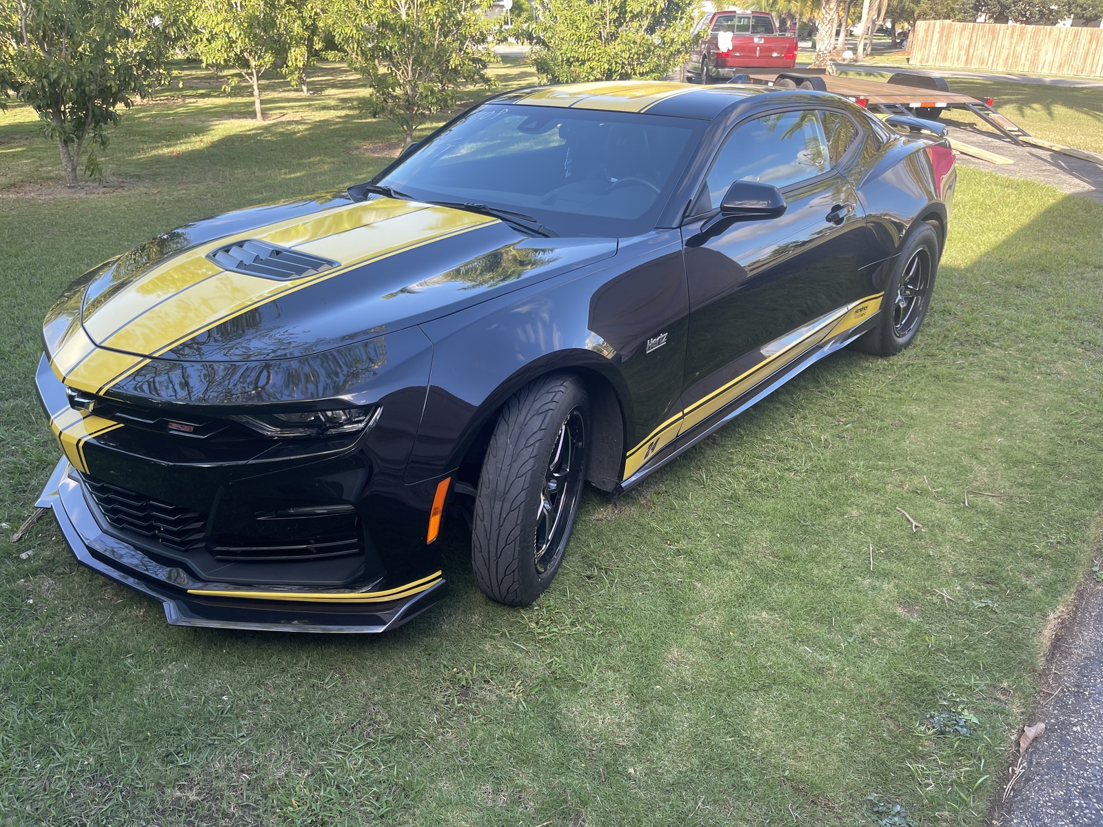 2020 Black and yellow Chevrolet Camaro Ss picture, mods, upgrades
