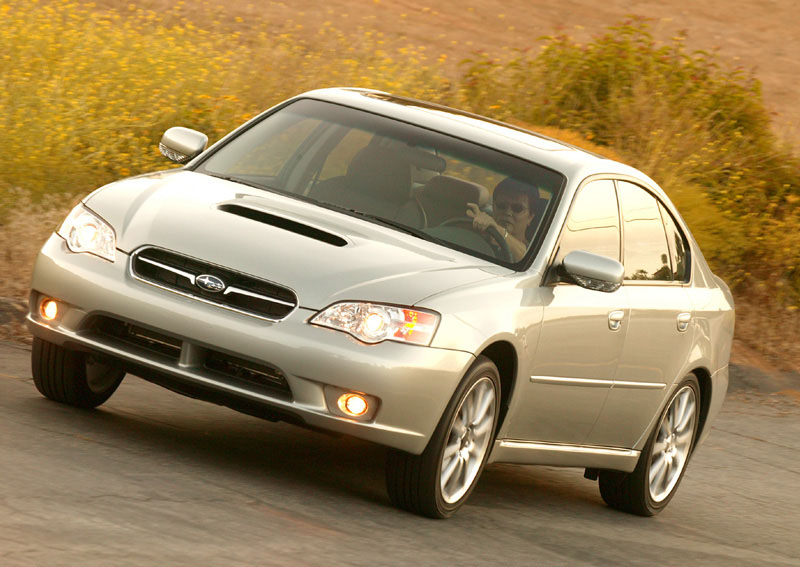 Stock 2006 Subaru Legacy 2.5GT spec.B 1/4 mile trap speeds
