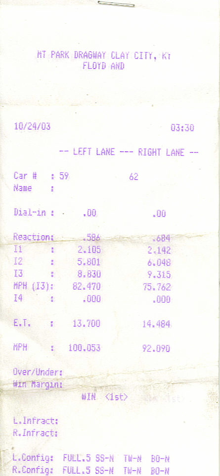 1991  Mazda Miata MX5 Base Turbo Timeslip Scan