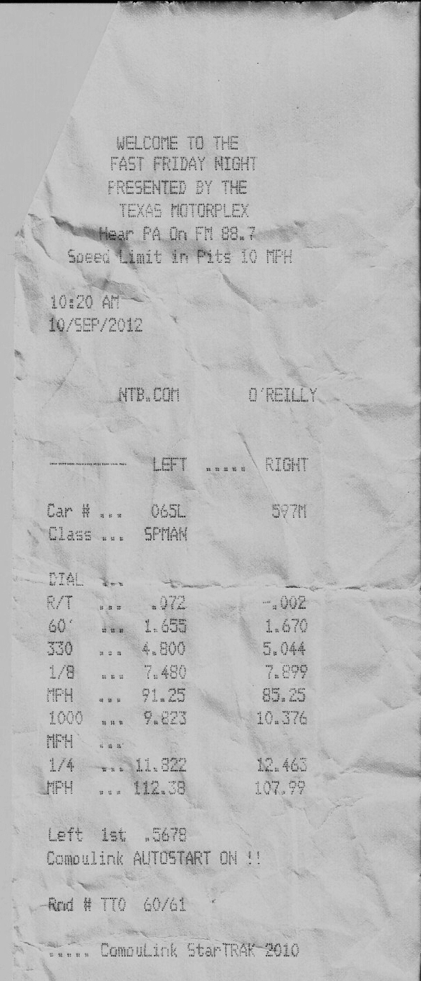 1965  Chevrolet El Camino  Timeslip Scan