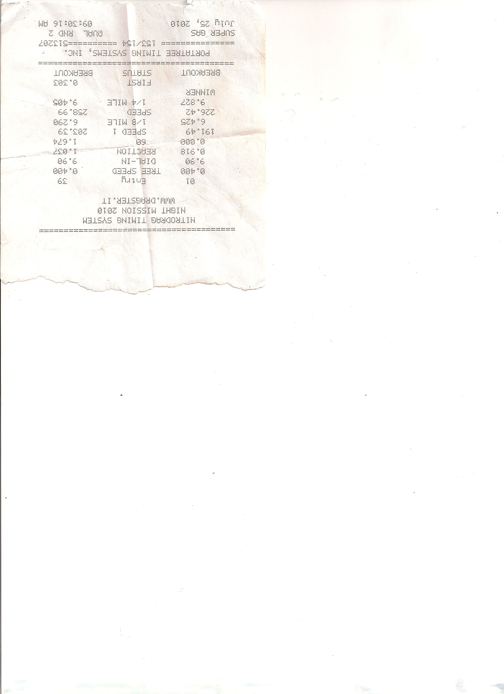 1994  Fiat Coupe t16 Timeslip Scan