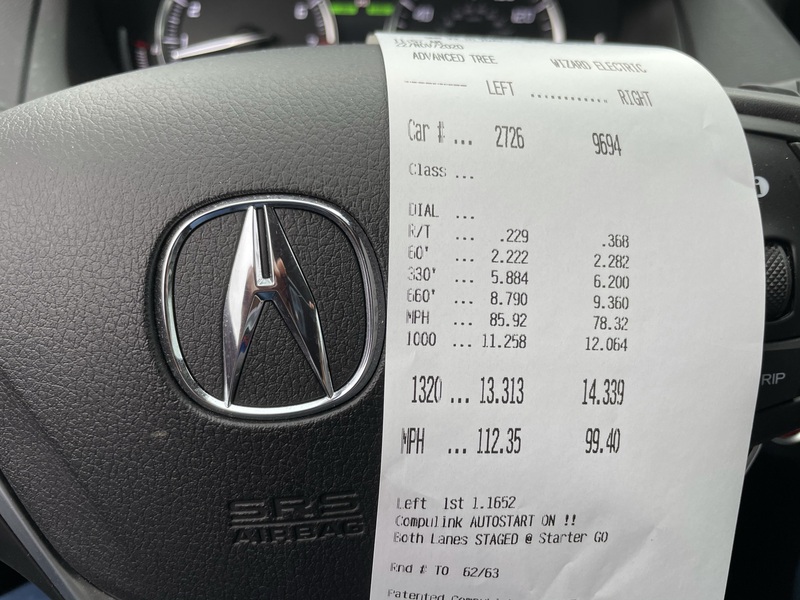 2019 NBP Acura TL TLX 3.5 PAWS Timeslip Scan
