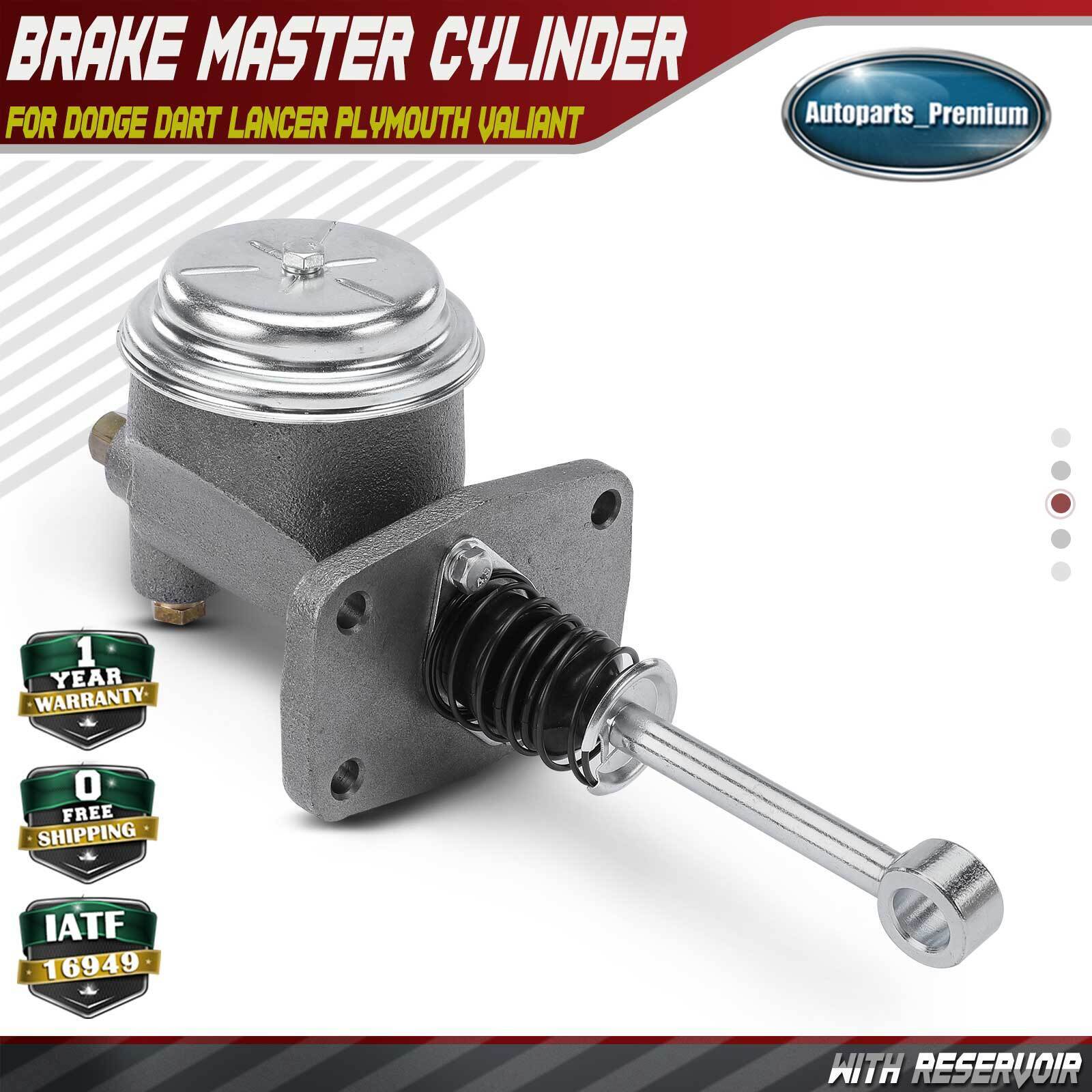 Brake Master Cylinder w/ Reservoir for Dodge Dart Lancer Plymouth Valiant 60-66