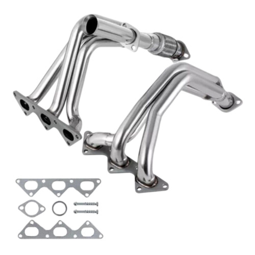 Stainless Exhaust Header For 1991-99 Mitsubishi 3000GT/91-96 Stealth 3.0 N/A V6