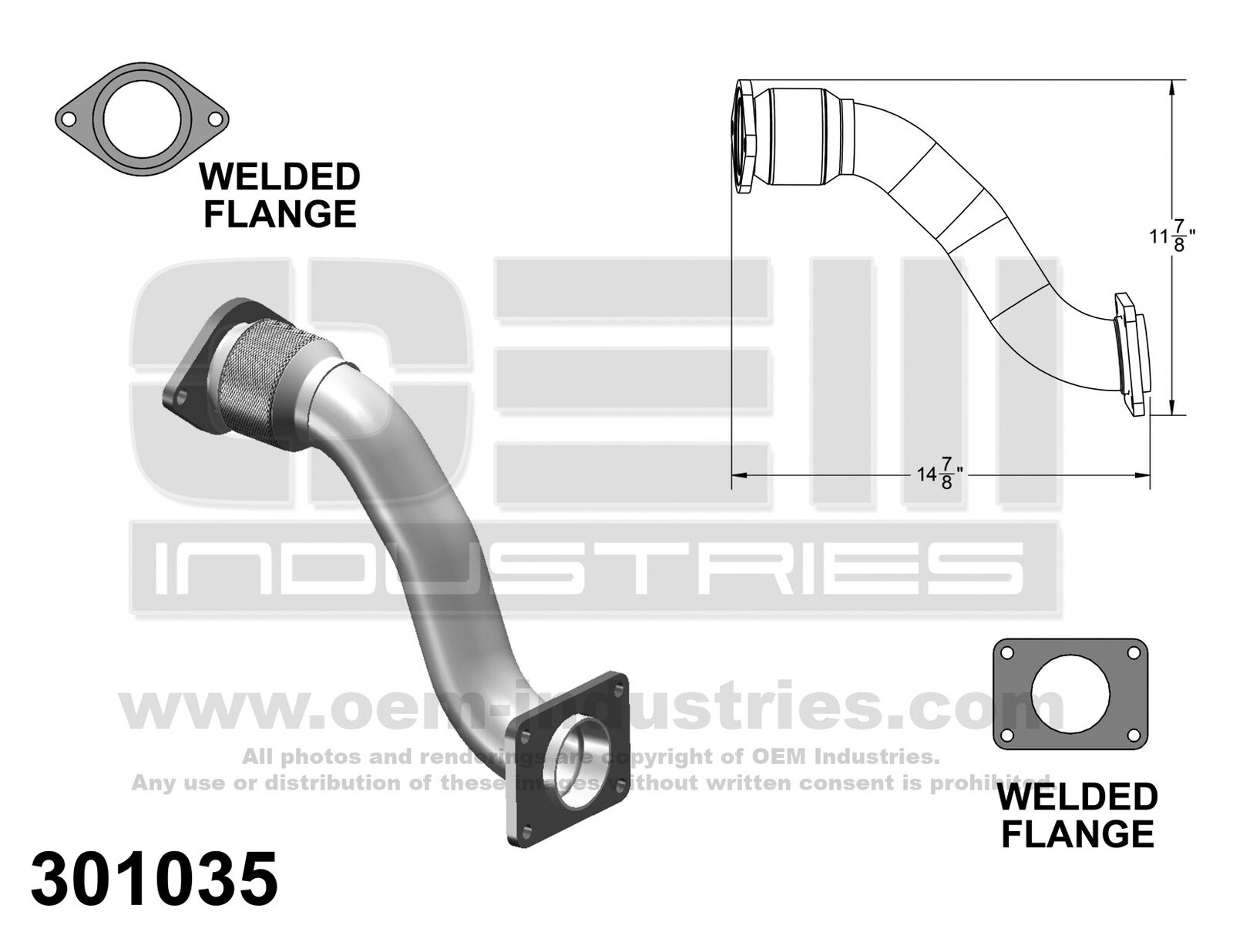 Exhaust Pipe Fits: 2003-2005 Buick Park Avenue