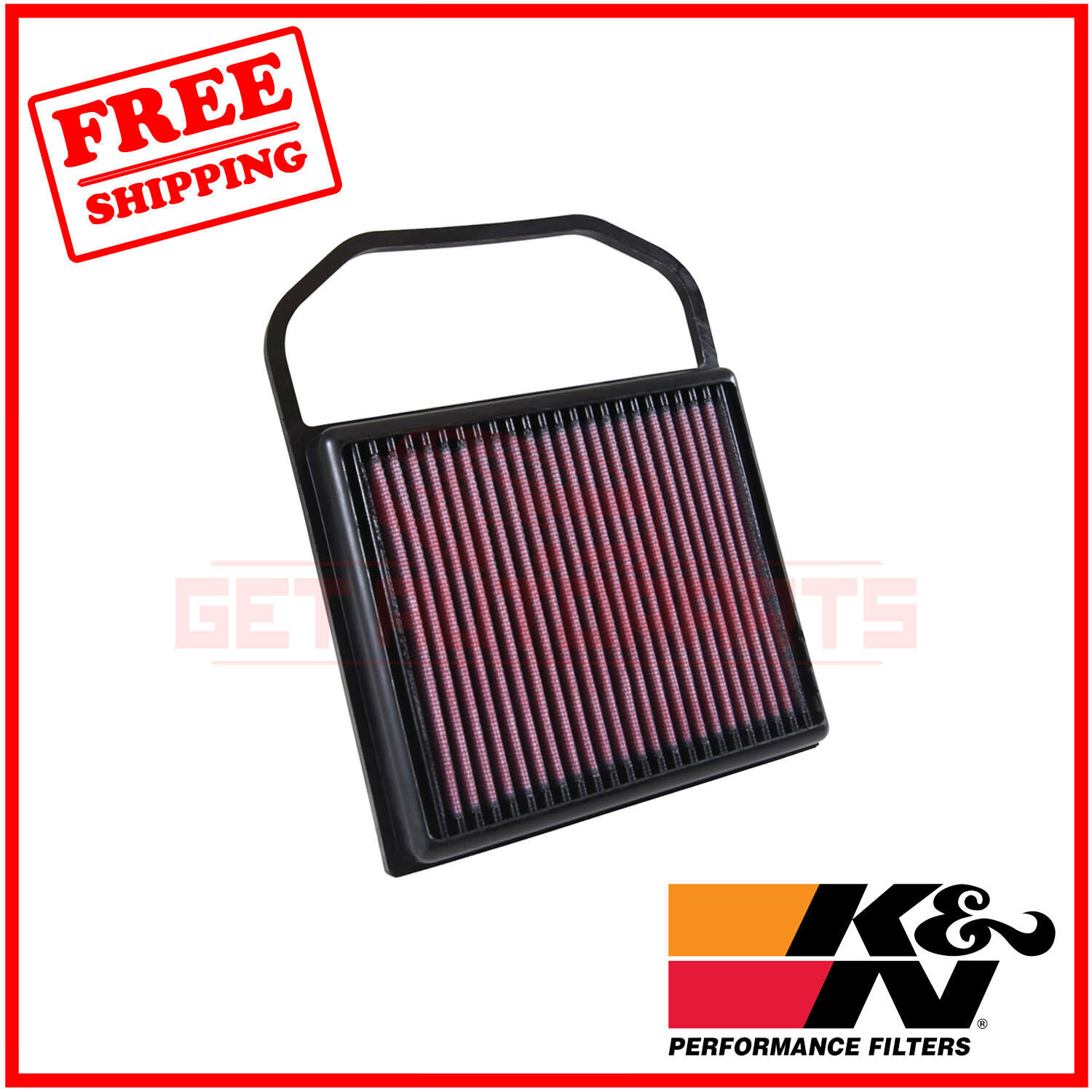 K&N Replacement Air Filter for Mercedes-Benz C43 AMG 2017-2020