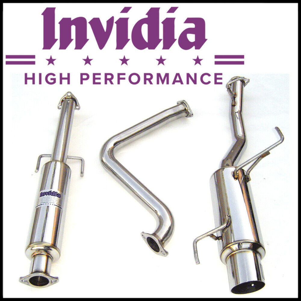 Invidia N1 Stainless Cat-Back Exhaust System fit 1992-1996 Honda Prelude BB1/BB4