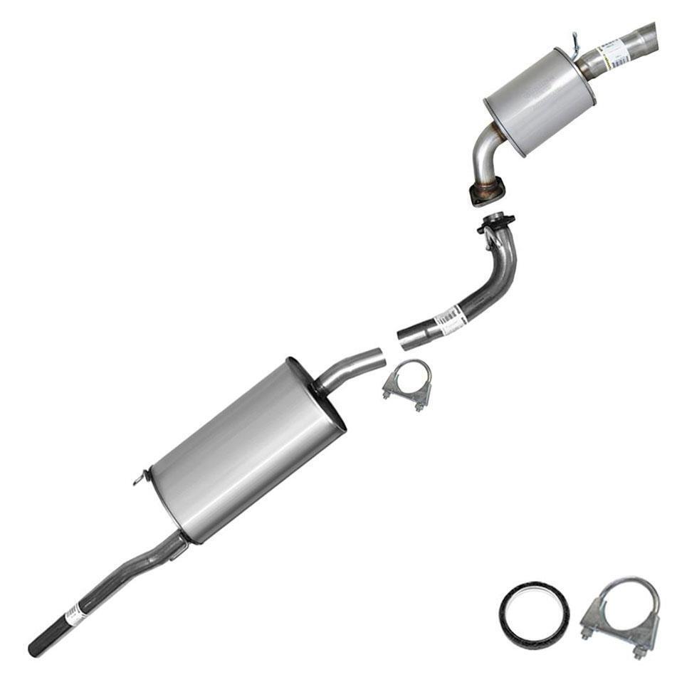 Stainless Steel Resonator Muffler Exhaust System fits: RX330 RX350 Highlander