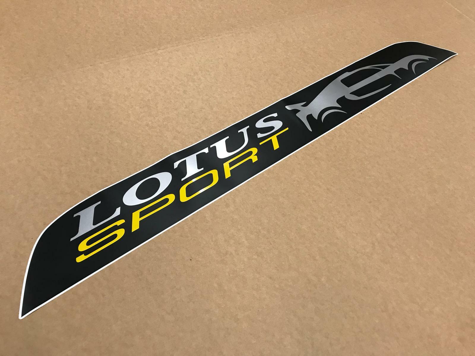 Genuine Lotus Sport Elise / Exige Windscreen Top Visor / Decal A128B0093F NEW