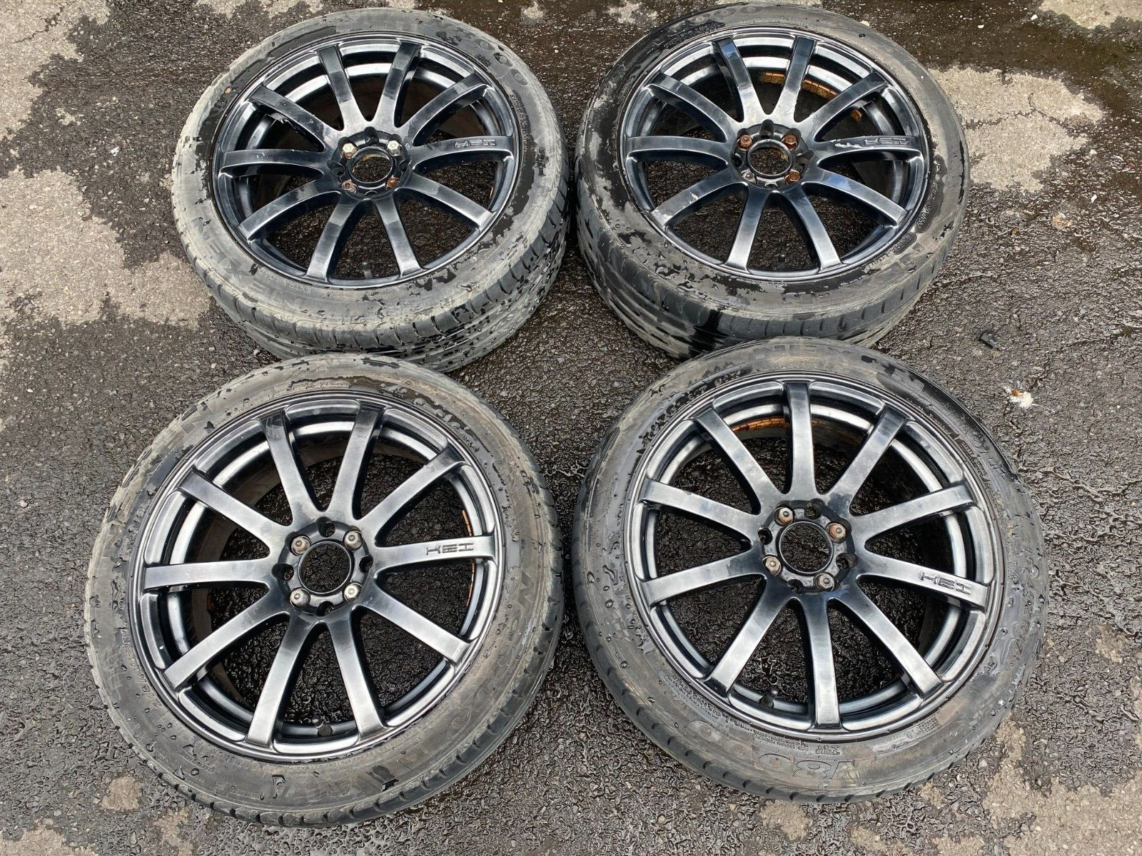 Vauxhall Calibra - 1993-1997 - 4 x 17'' HEI alloy wheels with tyres - breaking