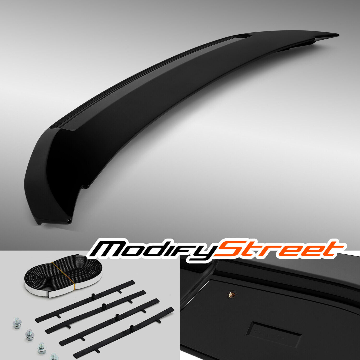For 10-14 Ford Mustang Shelby GT500 Style Gloss Black Trunk Deck Lid Spoiler