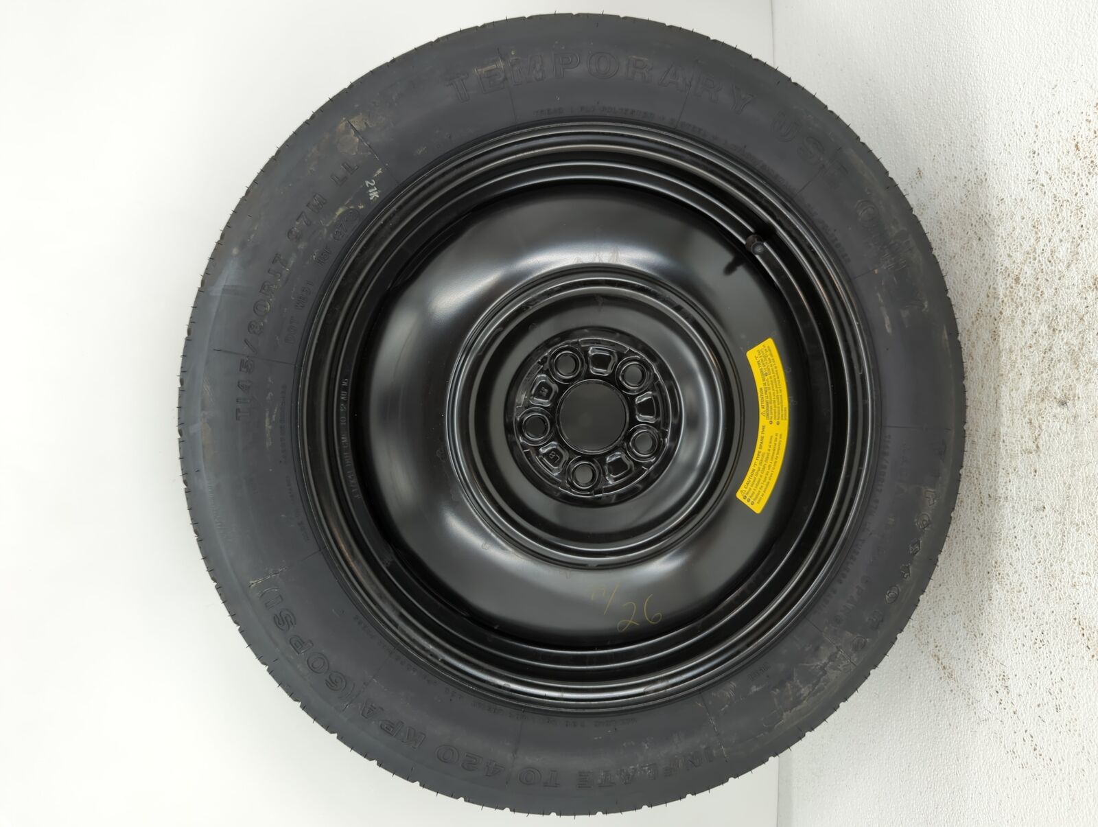 2010-2014 Subaru Legacy Spare Donut Tire Wheel Rim Oem VETK4