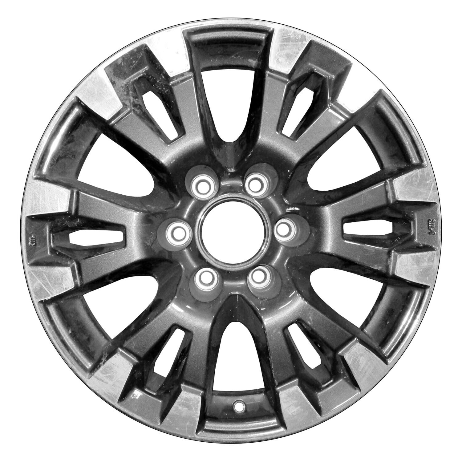 Refurbished 18x8 Flange Cut Dark Charcoal Wheel fits 2017-2023 Nissan Titan