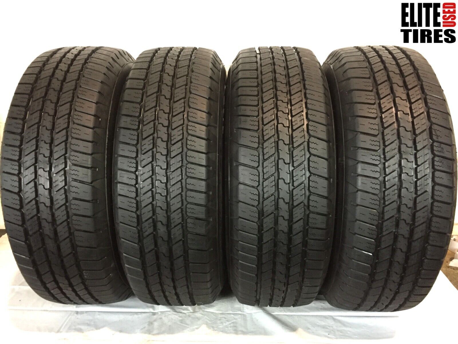 Set of 4 Goodyear Wrangler SR-A Blackwall P265/65R18 265 65 18 Tire -Driven Once