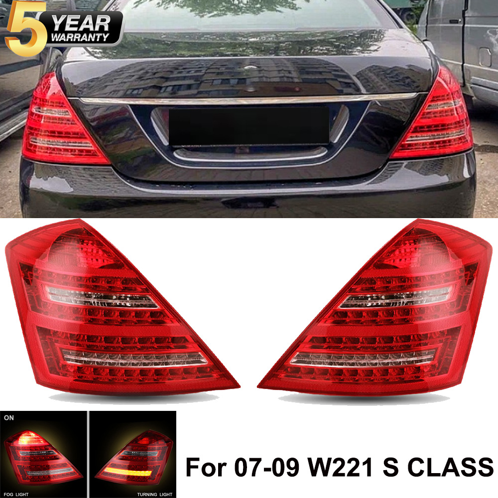 Fit 2007 2008 2009 Mercedes W221 S500 S550 S63 S65 AMG LED Tail Light Taillighs