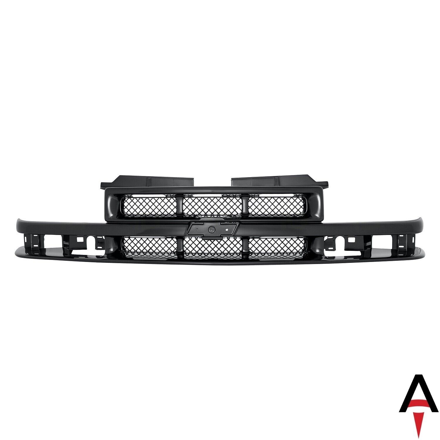 Prime Black Grille Assembly without Molding For 1998-2004 Chevrolet S10 Blazer