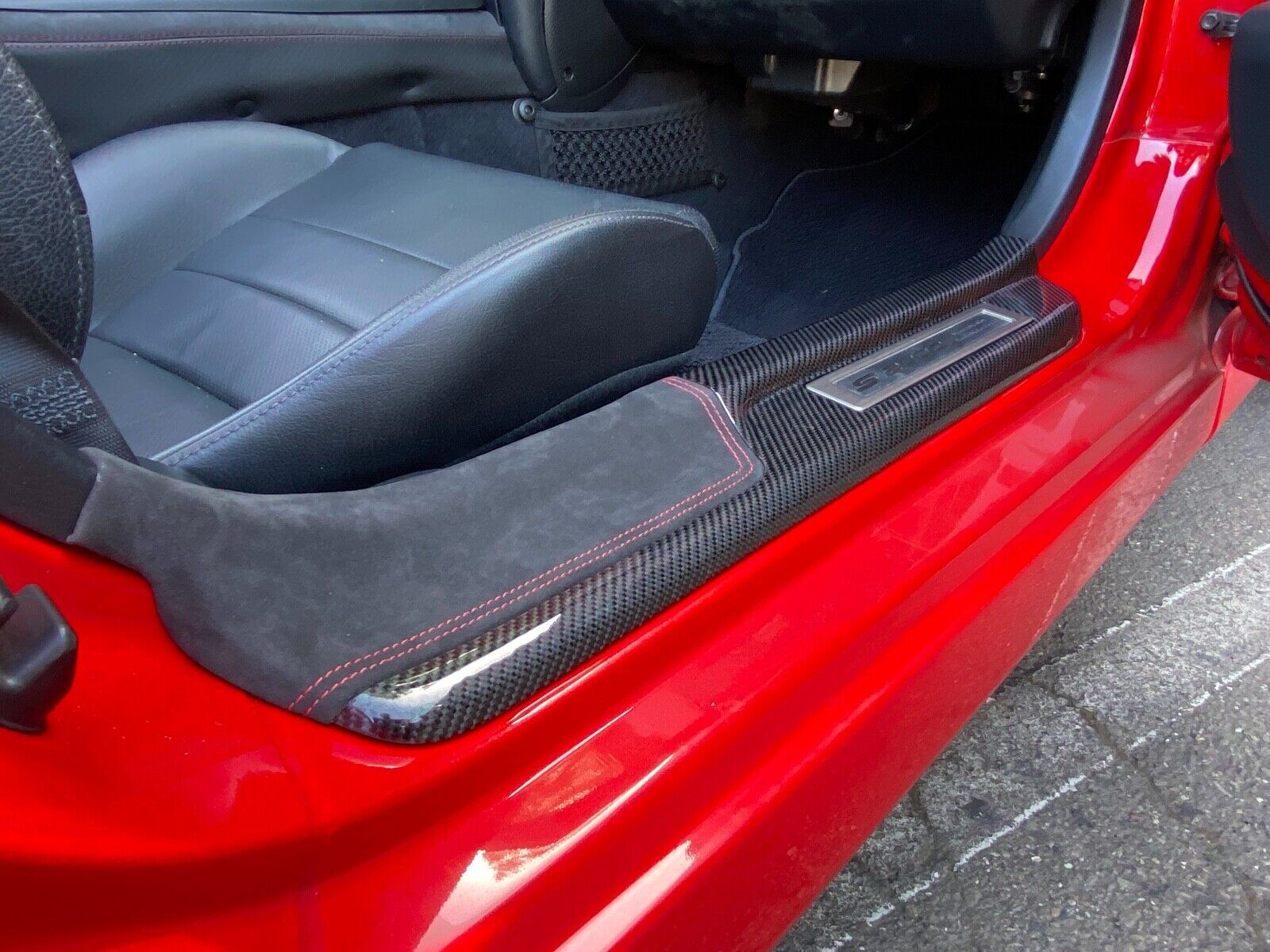 Honda S2000 OEM Carbon Fiber replacement Door Sills (pair)