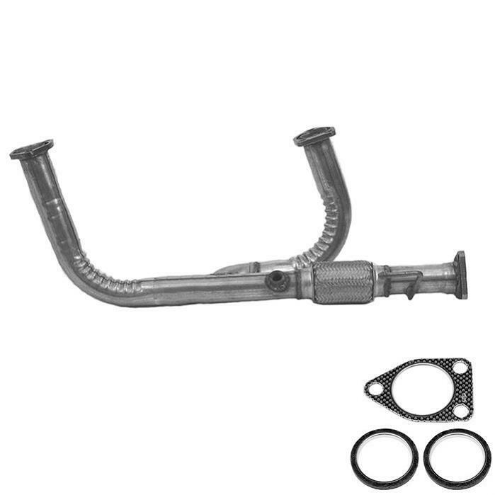 Exhaust Y Pipe with Flex fits: 2001-03 CL 1999-03 TL 3.2L 1998-02 Accord 3.0L