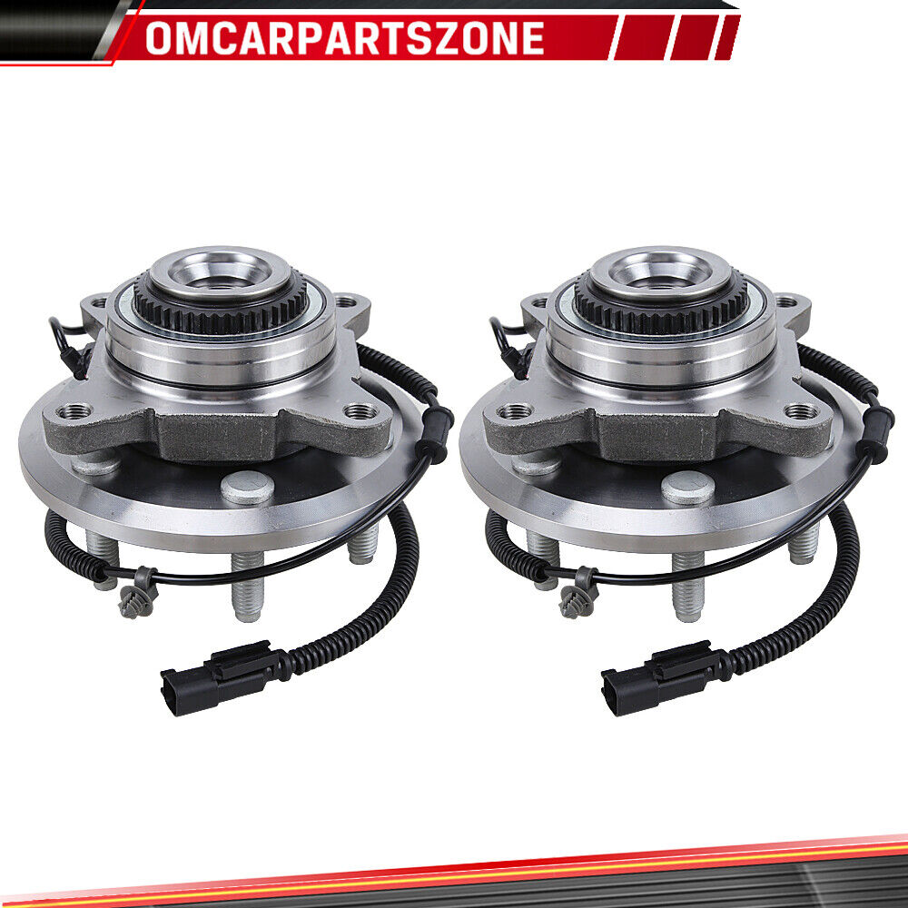 Pair (2) 515142 Front Wheel Bearing Hub for 11-14 Ford F150 Expedition 4X4 4WD