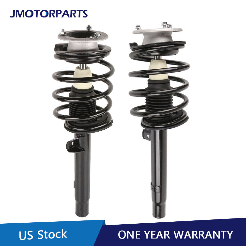 Set(2) Quick Front Complete Struts Shock Absorbers For BMW 325Ci 2001-2005 RWD