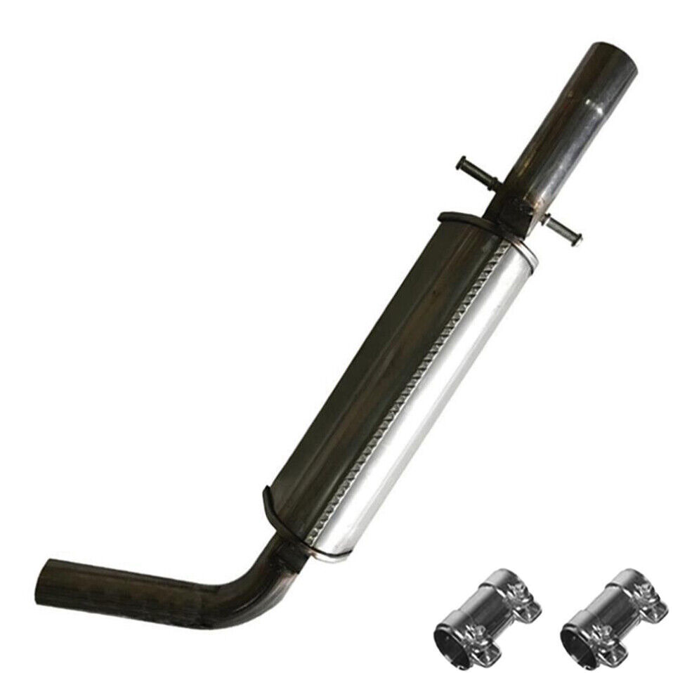 Stainless Steel Resonator Muffler Exhaust Pipe fits: 1998-2010 Beetle Jetta Golf