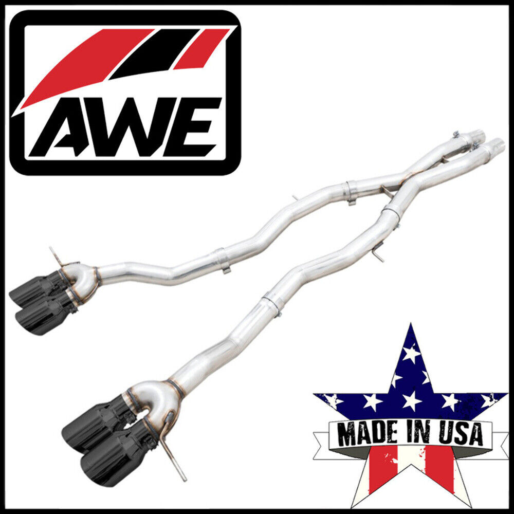 AWE Track Edition Cat-Back Exhaust System fits 2021-2024 BMW M3 / M4 3.0L L6