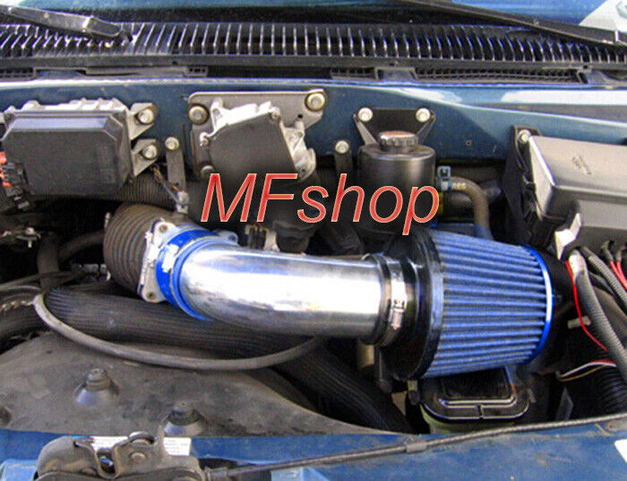 Blue For 1996-2005 Chevy Astro Van GMC Safari 4.3L V6 Air Intake Kit + Filter