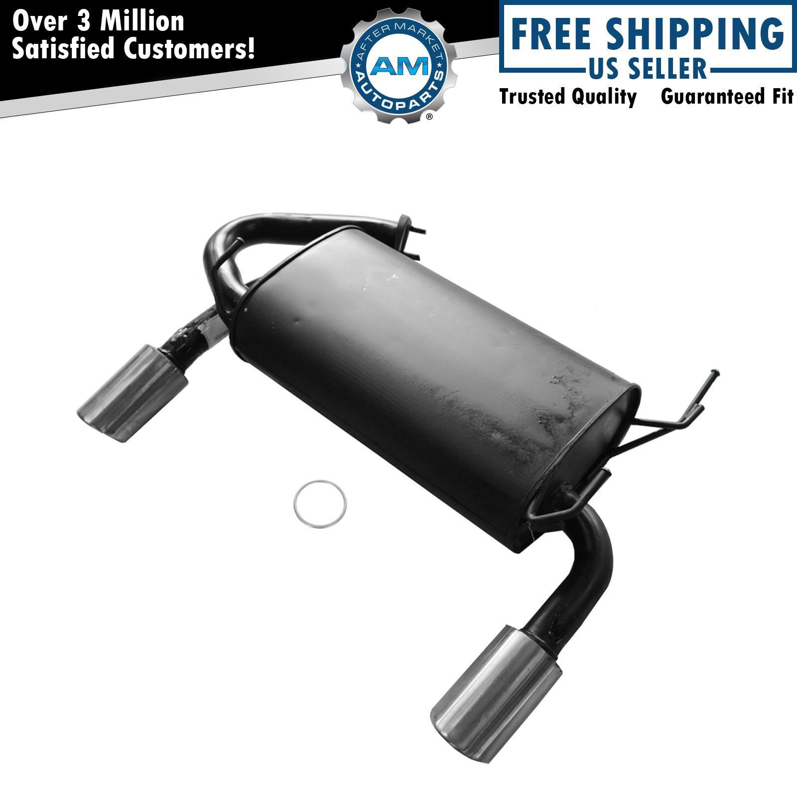 Rear Exhaust Muffler with Gasket for 05-08 Infiniti FX35