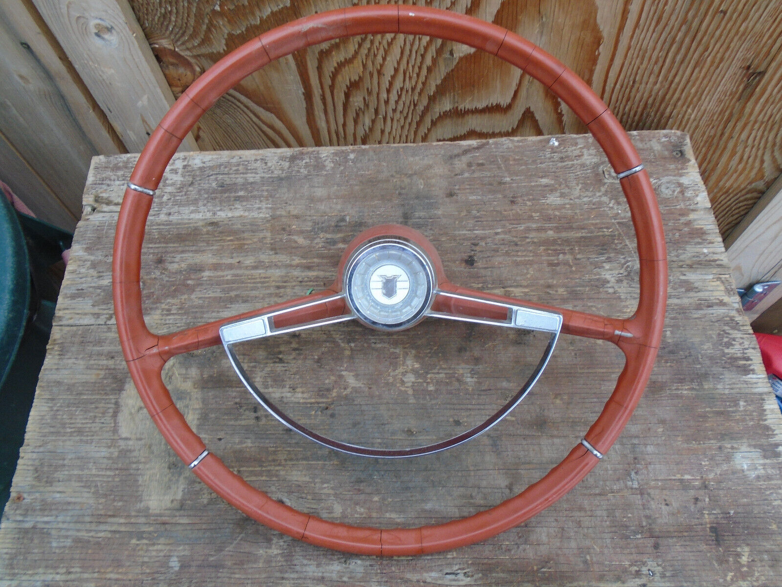 1963 1964 Chevrolet Nova Steering Wheel Red