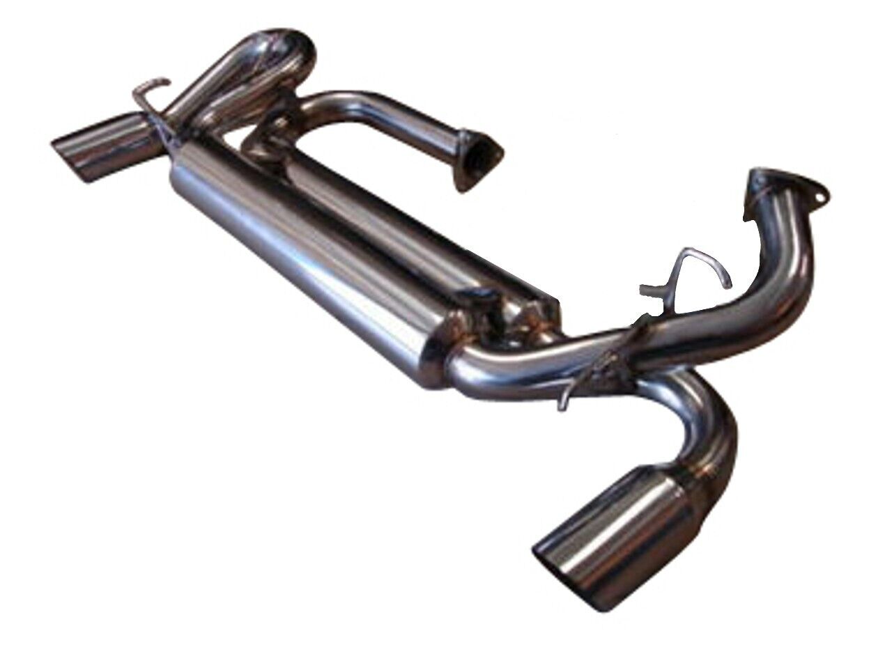 Fit Acura NSX 91-96 TOP SPEED PRO-1 Performance Dual Canister Exhaust 89mm Tips