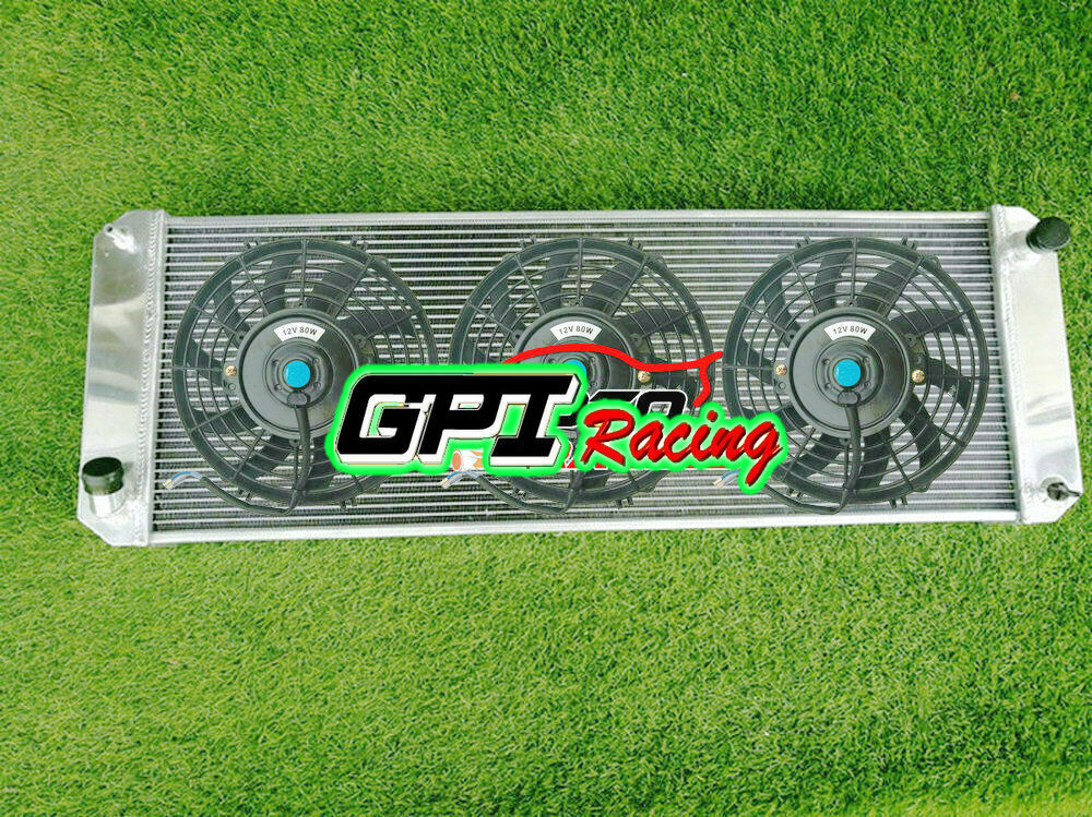 3ROW Aluminum Radiator + FAN FOR Lotus Esprit Series 4 V8 S4 SE S4s GT GT3 88-04